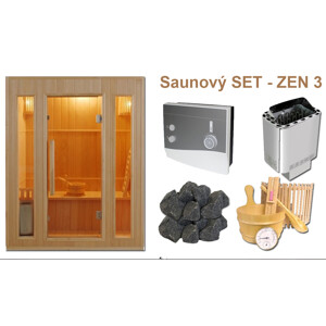 Fínska sauna ZEN 3 KOMPLET