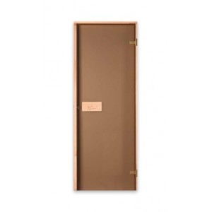 HARVIA CLASSIC saunové dvere 690 x 1890 mm, bronzové, jelša