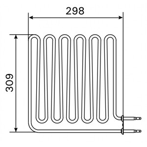 Harvia náhradná špirála 3000 W