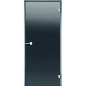 Harvia dvere do parnej sauny ALU HARVIA 8x19, šedé, 790x1890 mm, šedý rám