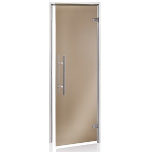 PREMIUM dvere do parnej sauny bronz 785x1995 mm /8x20/