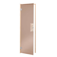 SENTIOTEC saunové dvere 650x1960 mm DS80 smrek bronz