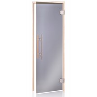 SCAN Premium saunové dvere šedé 690x1990mm /7x20...