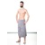 NordicSPA - GREY, kilt do sauny  froté 90x155cm unisex